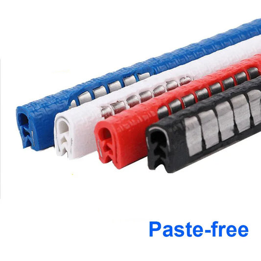 2/5/10M Car Door Protector Edge Scratch Strip Guard Trim – Automobile Door Anti-Collision Protection with Steel Car-Styling