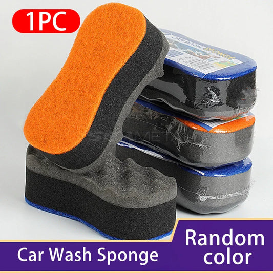 SEAMETAL 3-Layer Car Wash Sponge – Multi-Purpose Cleaning Block for Car Detailing