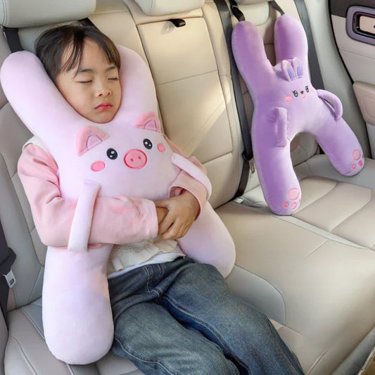Kids Car Neck Pillow – Seat Belt Safety Sleep Aid