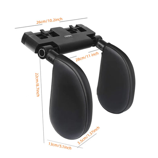 Universal 360° Adjustable Auto Cervical Pillow – Memory Foam Side Pad Headrest