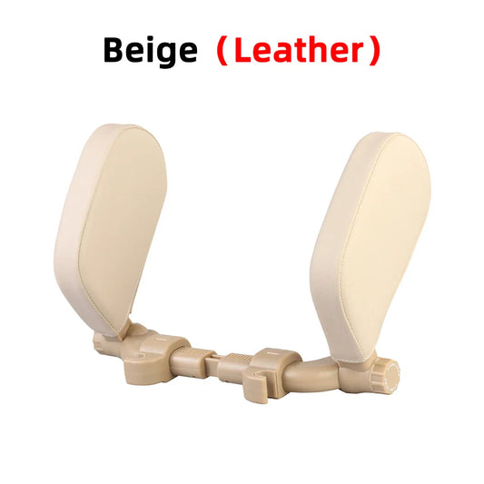 CAER Car Neck Headrest Pillow – Memory Foam Telescopic Side Support