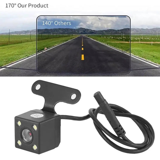 5-Pin HD Car Rear View Camera – 4 LED Night Vision Wide Angle 170° Parking Camera