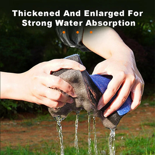 SEAMETAL 3-Layer Car Wash Sponge – Multi-Purpose Cleaning Block for Car Detailing