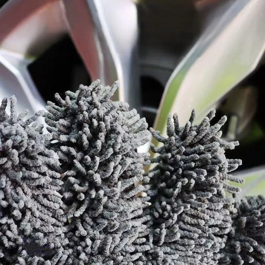 Premium Chenille Microfiber Car Wash Mitt – Scratch-Free & Waterproof Cleaning Glove
