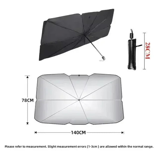 Car Sunshade Umbrella – Windshield Protection for Summer Heat