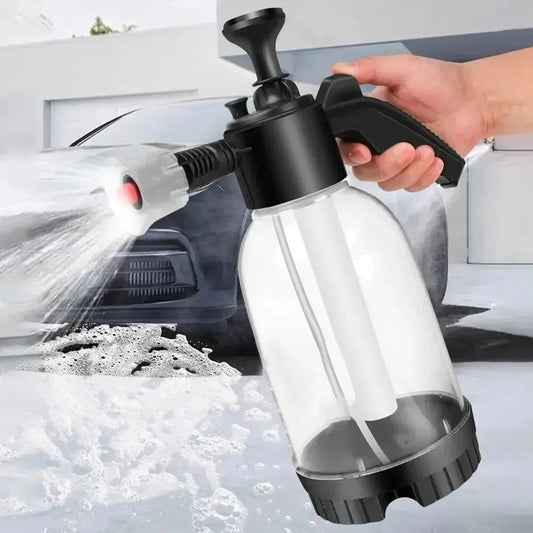 2L Handheld Foam Sprayer – Air Pressure Car Wash & Cleaning Bottle