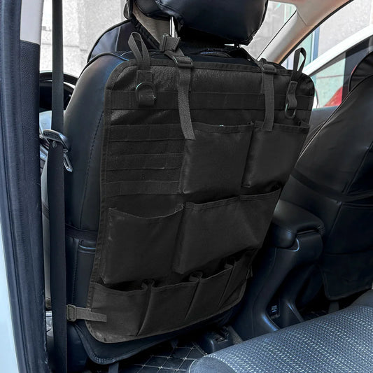 Car Seat Back Storage Organizer – Tactical Camo Hanging Bag