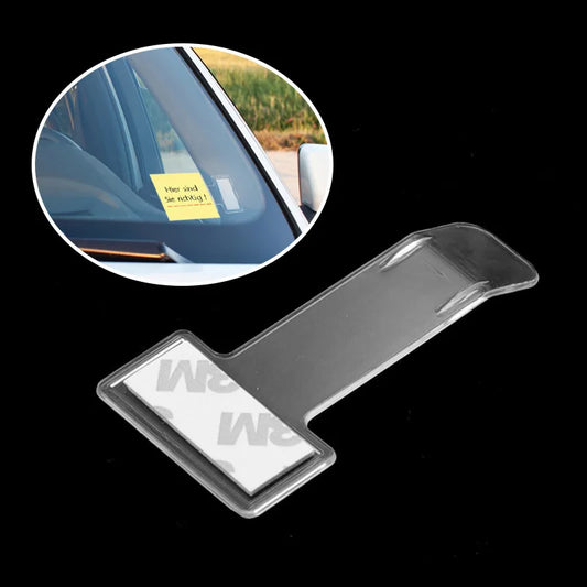 Car Styling Parking Ticket Holder – Fastener Card Holder & Invoice Receipt Organizer