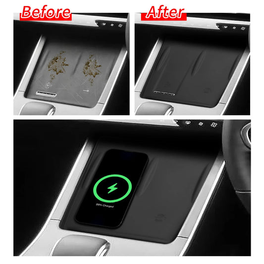 For Chery OMODA 5 C5 Fuel 2022–2025 – Silicone Anti-Slip Wireless Charging Pad