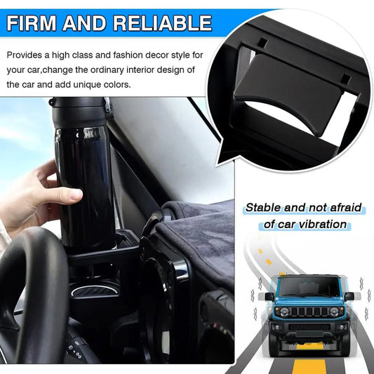 Water Cup Holder – Stick-On Car Interior Accessory for Suzuki Jimny JB64 Sierra & JB74W (2019–2023)
