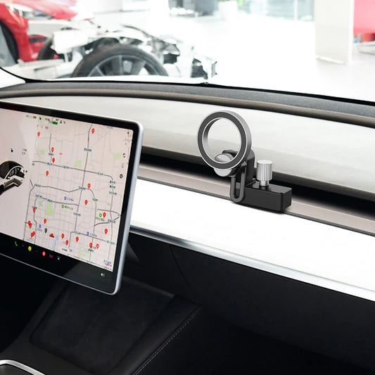Mobile Phone Holder – 360° Rotation Quick Access for Tesla Model 3 & Model Y