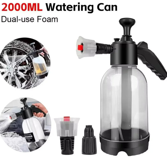2L Handheld Foam Sprayer – Air Pressure Car Wash & Cleaning Bottle