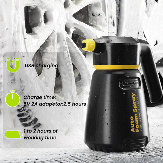 FoamBoss Electric Foam Sprayer – Car Wash & Garden Cleaning Snow Foam Cannon