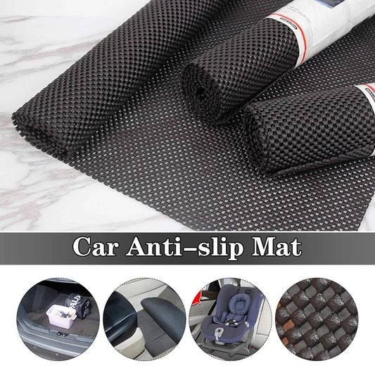 150x50cm Car Trunk Mat – Non-slip Soft DIY Free Cutting Easy To Clean Mat, Outsize Mesh Fabric, PVC Foam Custom Anti-Slip Mat