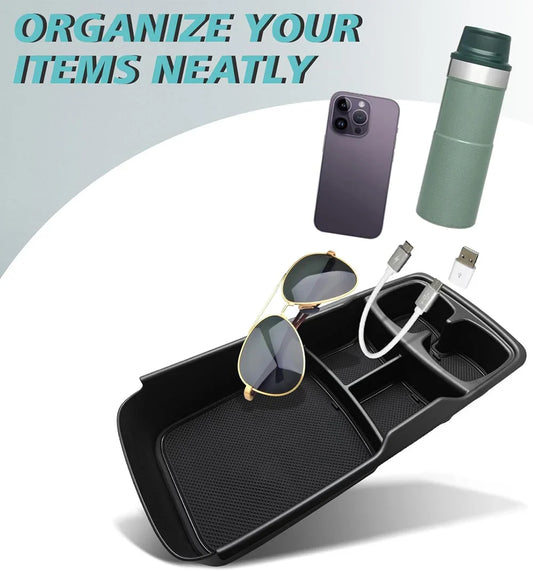 Center Console Organizer & Armrest Storage Box – For Kia EV6 2022–2025