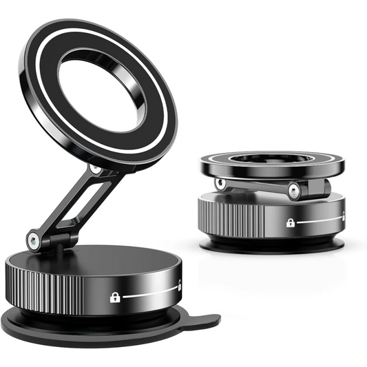 2026 Upgraded Vacuum Magnetic Car Phone Holder – 360° Ultra Suction Mount
