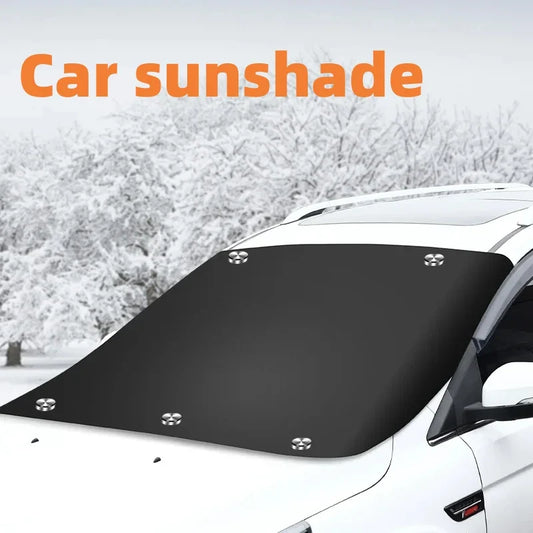 Car Sun Shield – Magnetic Thickened Anti-Freeze Snow Visor Cover