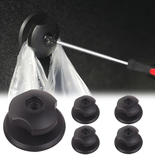 2/4Pcs Car Rear Trunk Storage Net Clip Hooks – Tie Down Rings & Fasteners