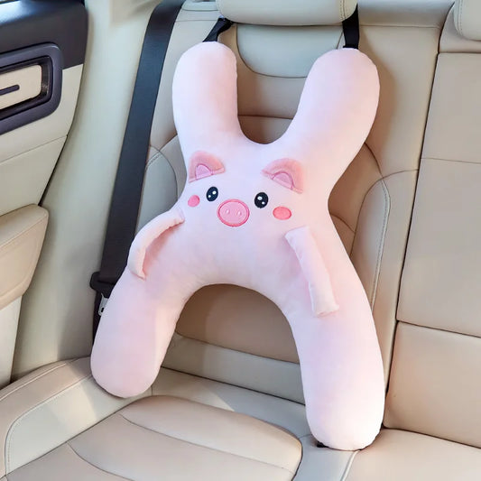 Kids Car Neck Pillow – Seat Belt Safety Sleep Aid