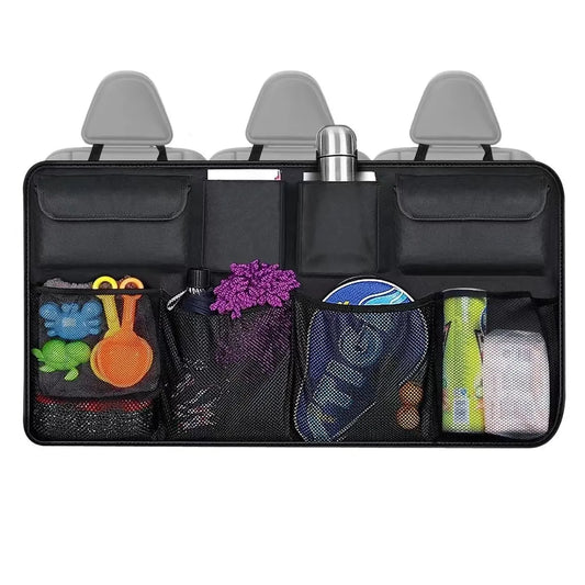 Car Seat Back Storage Hanging Bag – Waterproof Mesh Organizer for SUVs & Cars