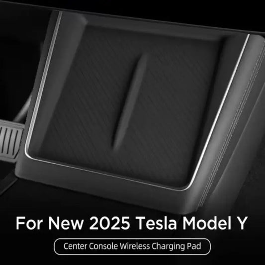 For Tesla Model Y Launch 2025 – Anti-Skid Wireless Charging Pad Protective Mat
