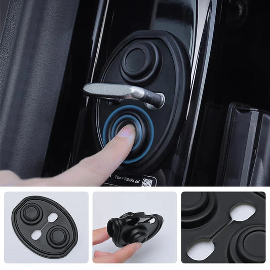 SEAMETAL 4PCS Door Shockproof Cushions – Self-Adhesive Lock Protectors