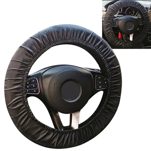 Car Steering Wheel Cover – Dust-Proof Universal Oxford Cloth Protection & Repair