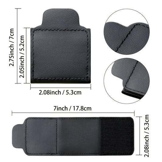 Car Seat Belt Adjuster – PU Leather Limiter Fixed Clip, Anti-Stretching Neck & Belly Protection, Child Safety Car Styling Accessory