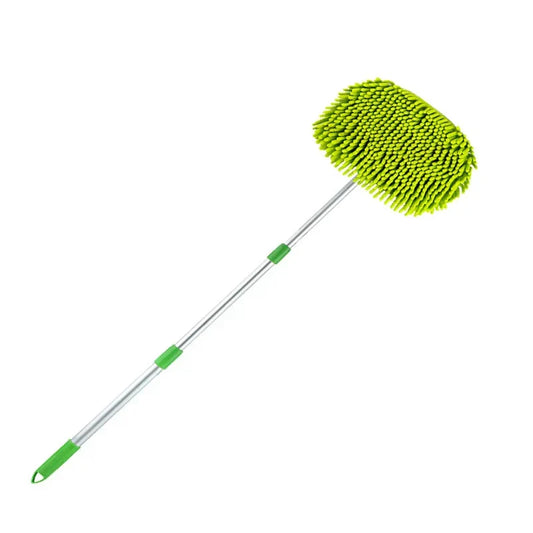 Rotating Car Wash Mop – Telescopic Cleaning Brush for Roof, Windows & Car Maintenance