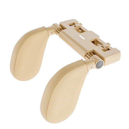 Universal 360° Adjustable Auto Cervical Pillow – Memory Foam Ergonomic Headrest with Side Pads