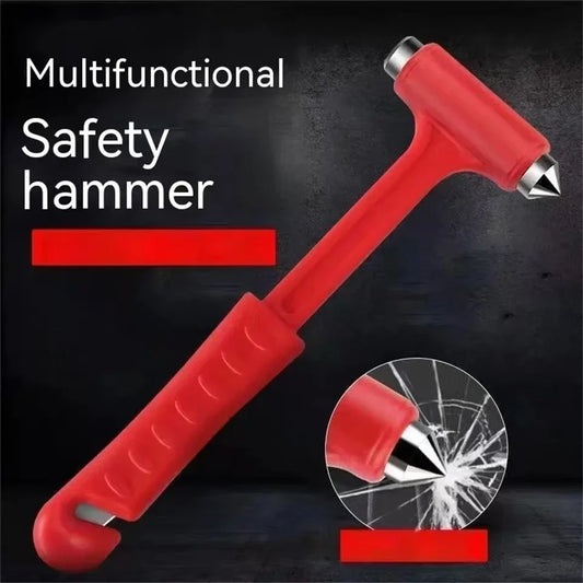 Car Safety Hammer – Window Glass Breaker & Belt Cutter Emergency Escape Tool