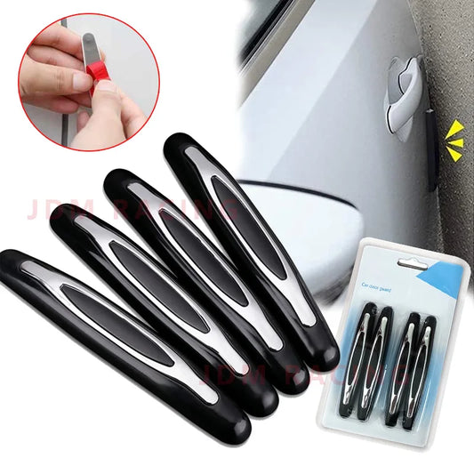 4PCS Car Door Edge Guard Trim – Anti-Collision Protection Strips