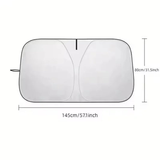 Windshield Sunshade for Tesla Model 3 Highland & Model Y (2016-2024) – Heat & UV Protection Visor