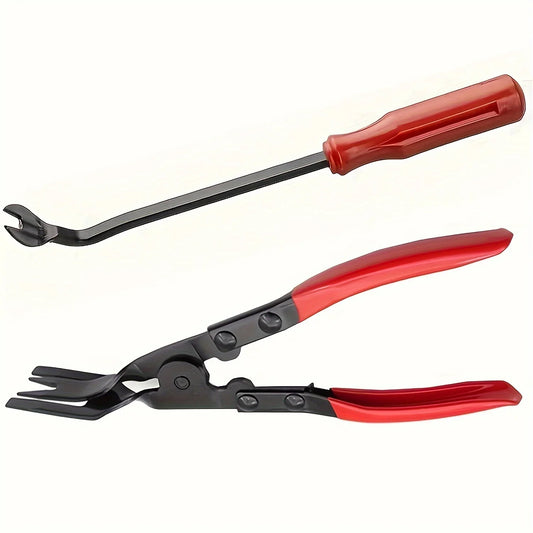 Car Trim Clip Removal Pliers – Headlight & Panel Repair Tool for Dash, Door & Plastic Rivet Disassembly