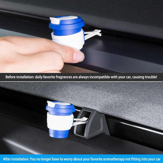 Air Freshener Adapter – Silicone Aromatherapy Clip for Tesla Model 3 Highland & Model Y Launch 2025