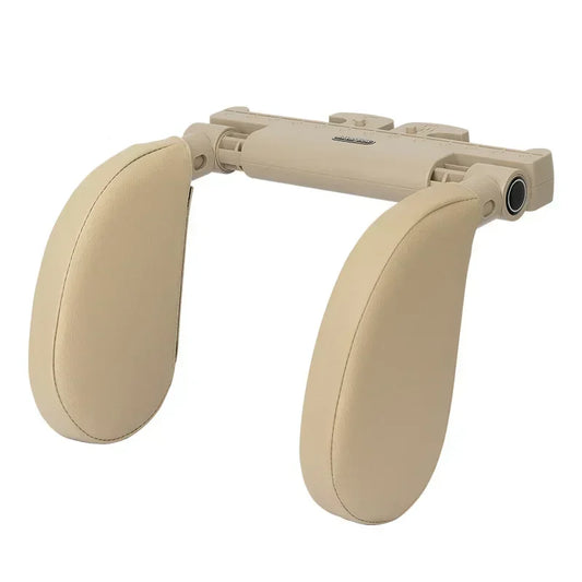 Car Neck Headrest Pillow – Memory Foam Telescopic Side Support