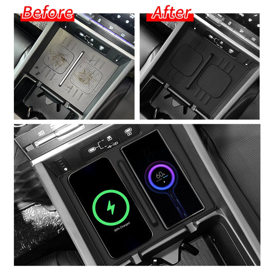 For Hyundai Santa Fe 2024 – Wireless Charging Pad Silicone Protective Mat