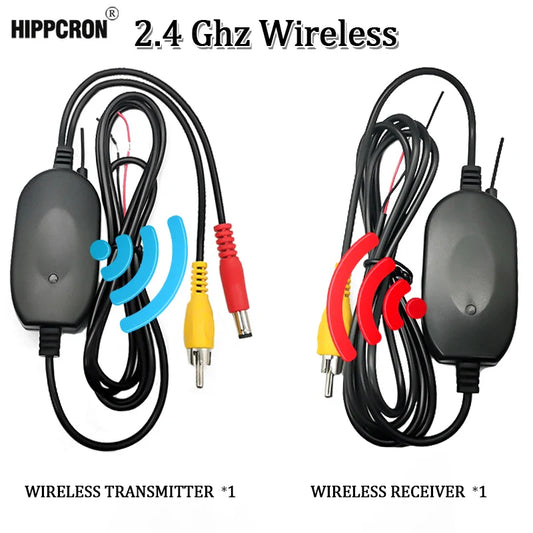 2.4G Wireless Car Rear View Camera Kit – Color Video Transmitter & Receiver (12V)